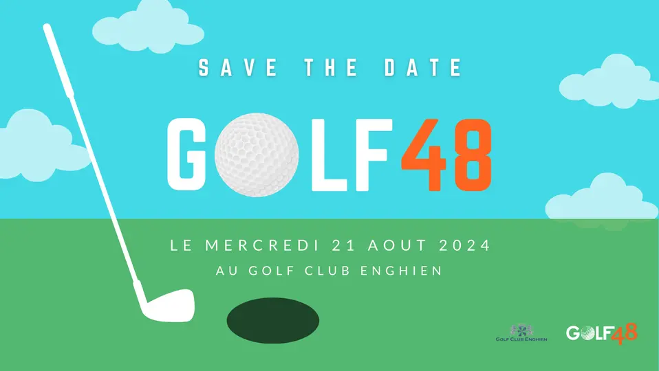 illustration stylisée : golf48 le mercredi 21 août 2024 au Golf Club Enghien