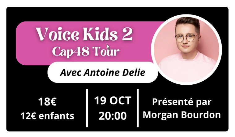 Le programme de la soirée The Voice Kids 2 avec Antoine Delie